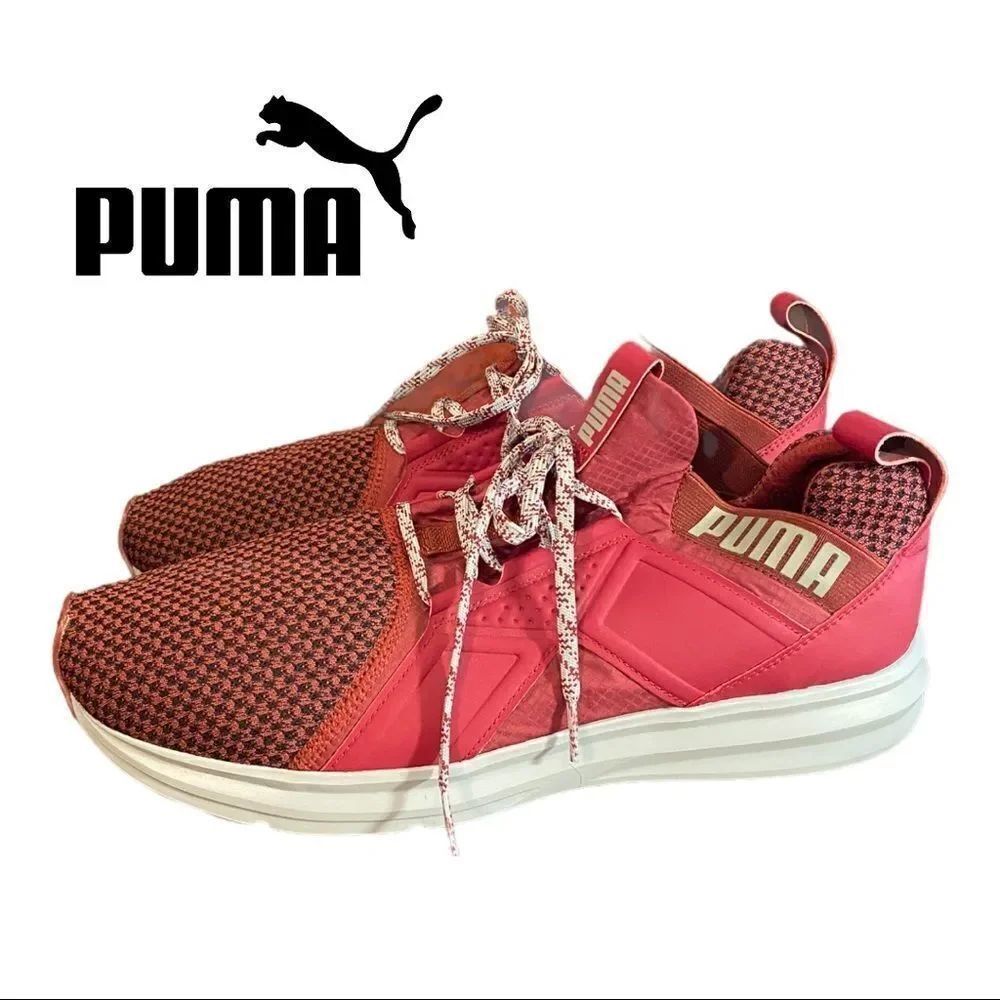 Puma Enzo Terrain Red Quarry Men's Shoes Sneakers 14